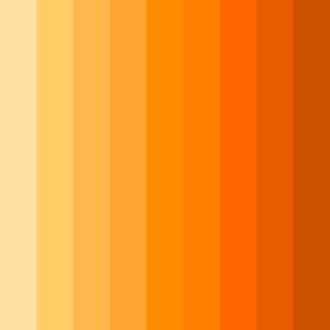 Download tropical sunset delight color palette PNG image (square)