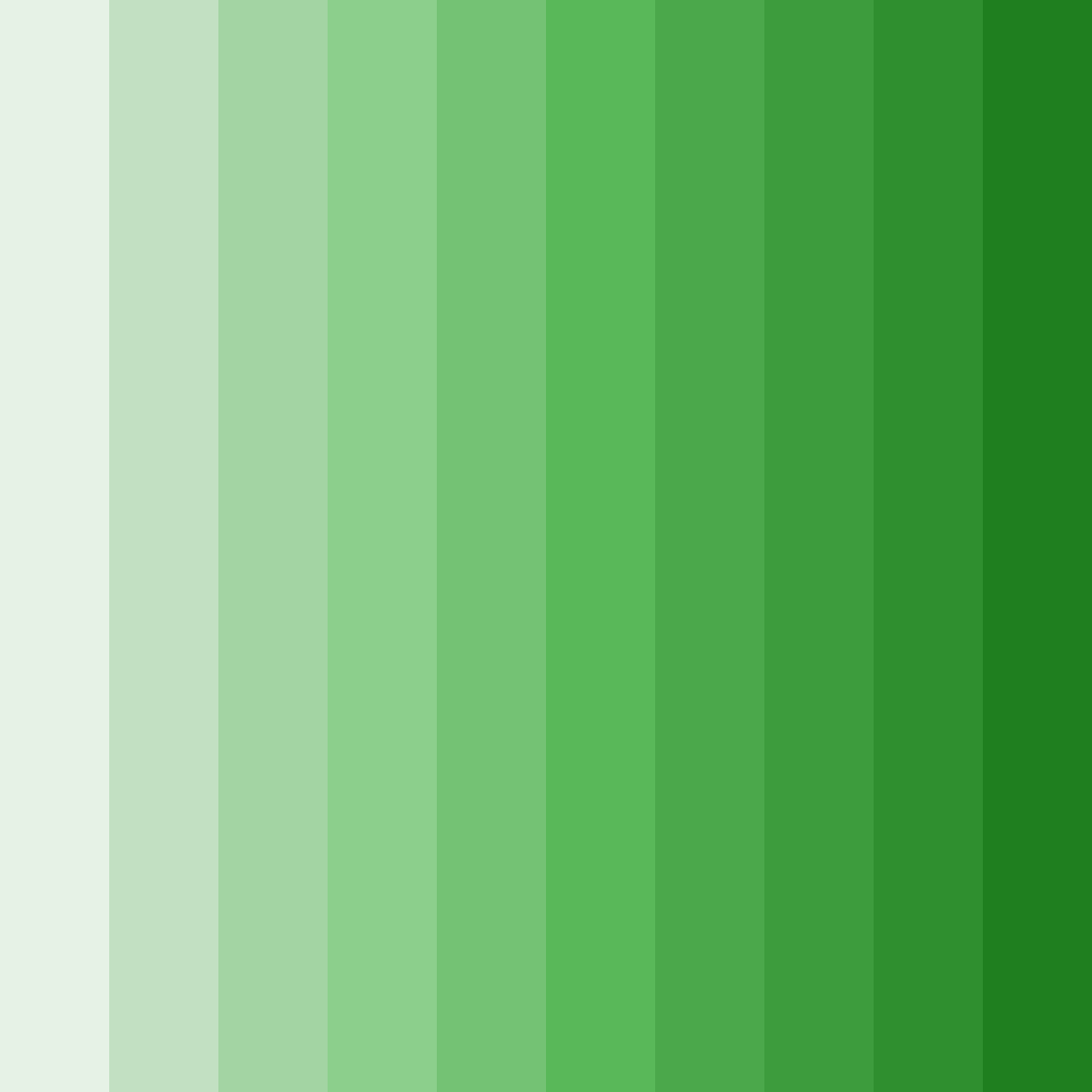 Download shades of sage color palette PNG image (square)