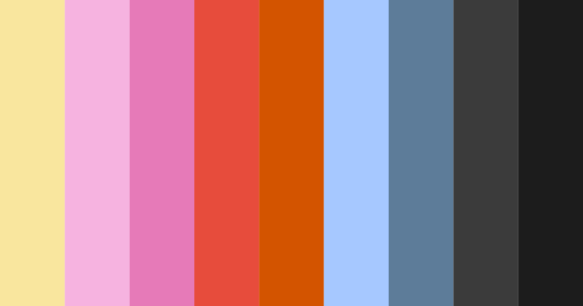 Download gold and magenta dream color palette PNG image (landscape)