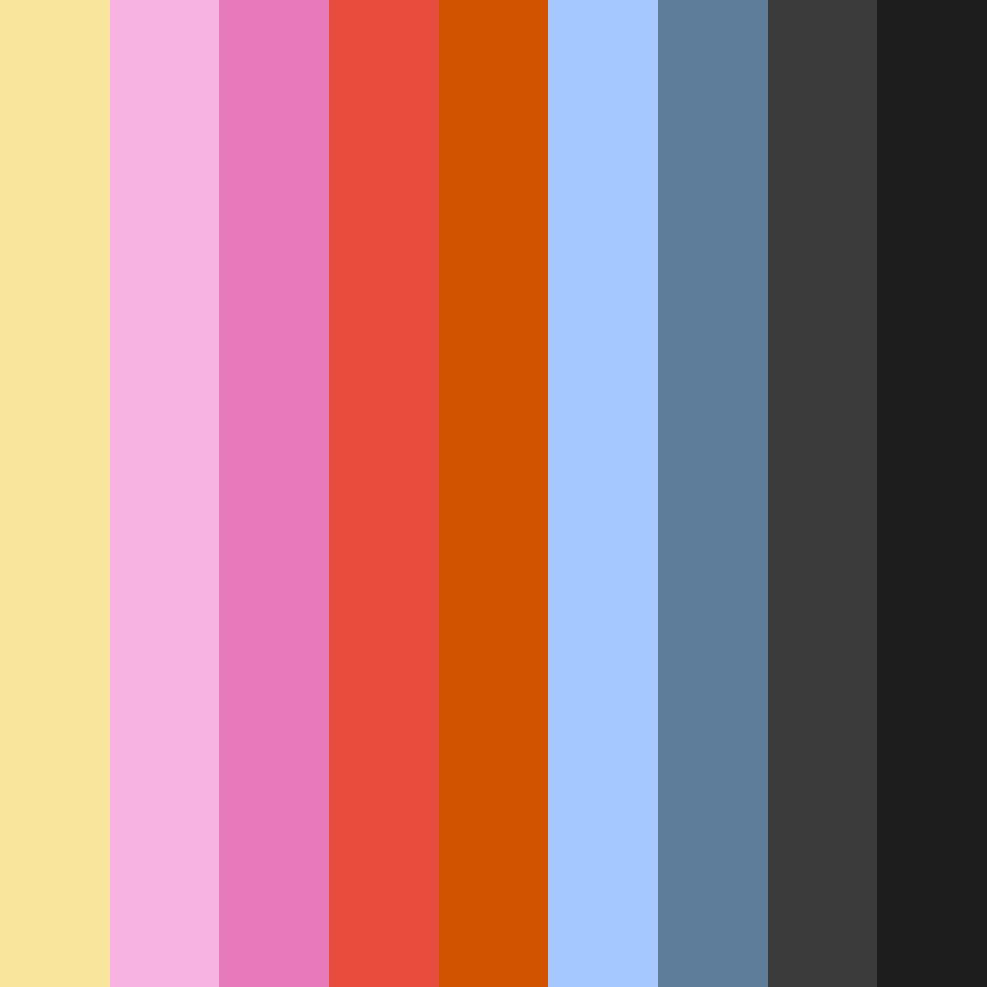 Download gold and magenta dream color palette PNG image (square)