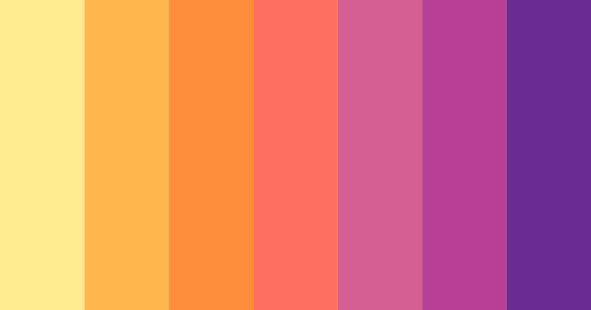 Download vibrant pink red color palette PNG image (landscape)