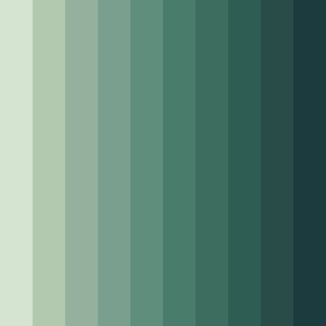Download sage green serenity color palette PNG image (square)