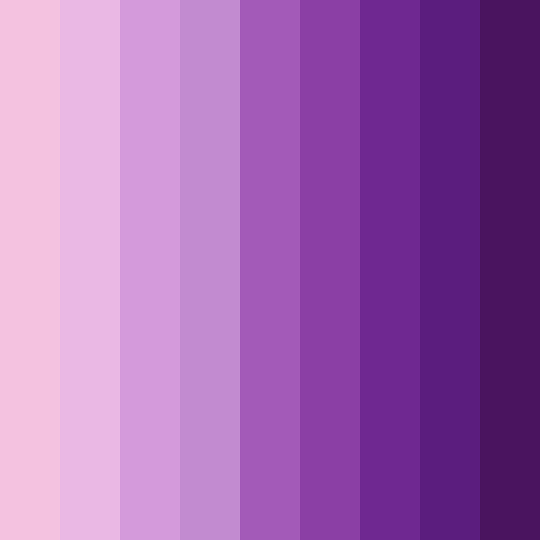 Download shades of pink and purple color palette PNG image (square)