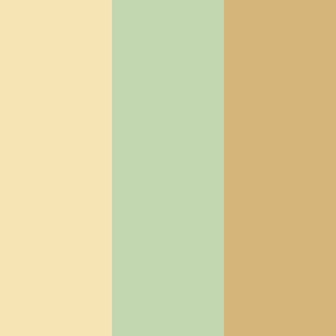 Download golden meadow serenade color palette PNG image (square)