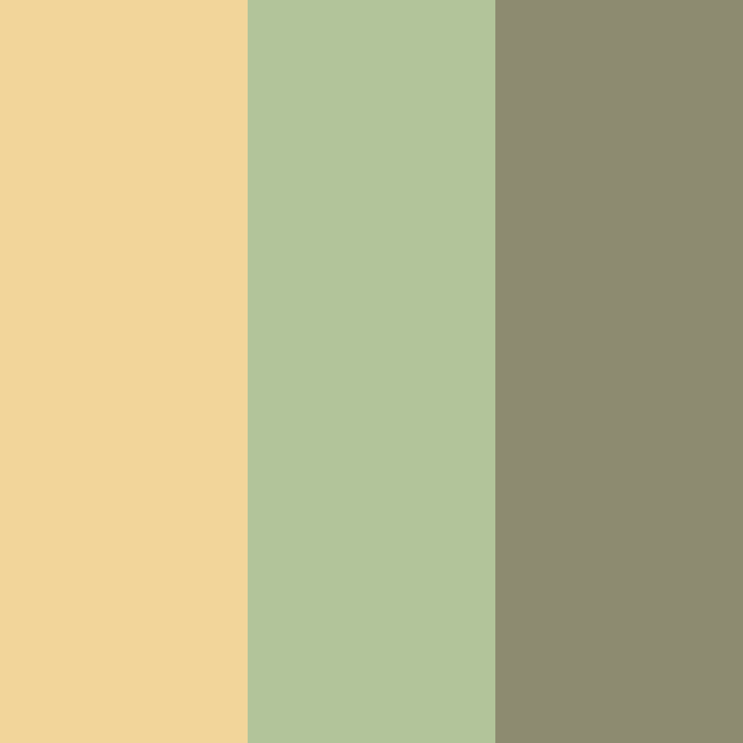 Download warm gold green color palette PNG image (square)