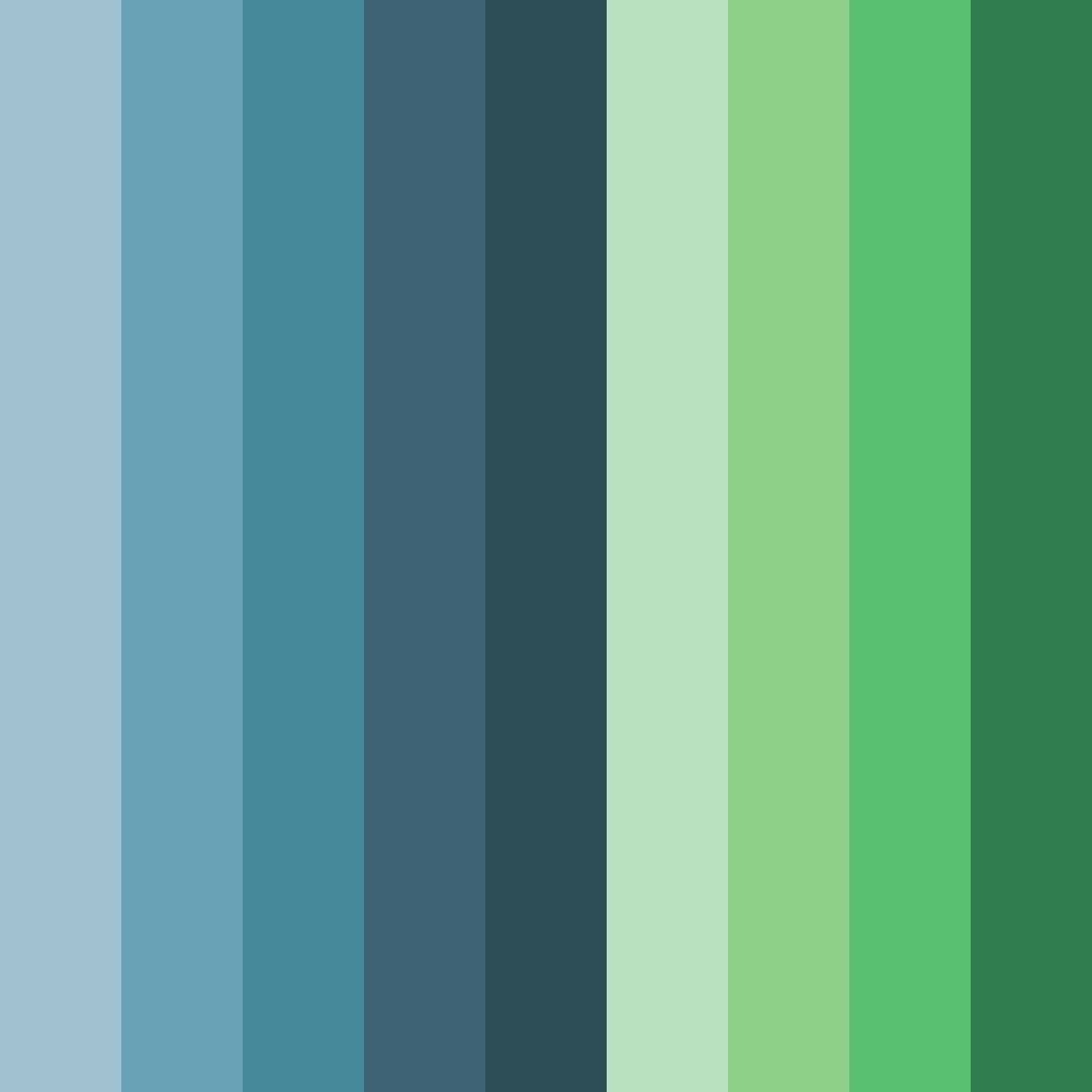 Download dragon's breath oasis color palette PNG image (square)