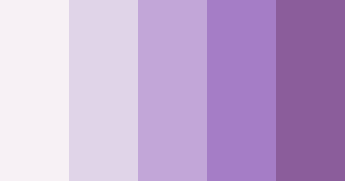 Download purple elegance color palette PNG image (landscape)
