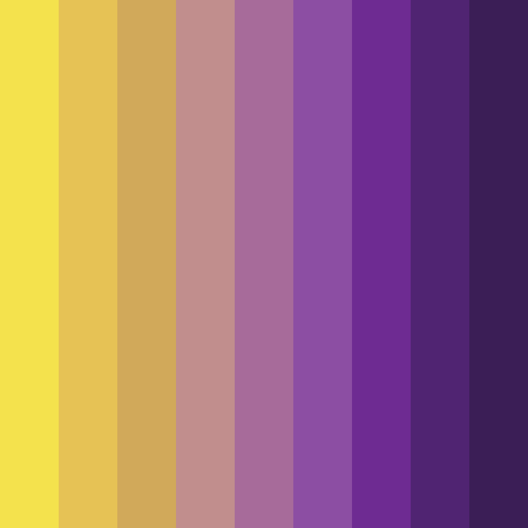 Download sunset amethyst color palette PNG image (square)