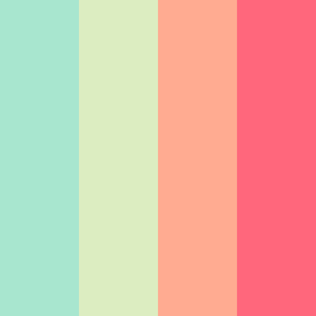 Download serene dawn color palette PNG image (square)