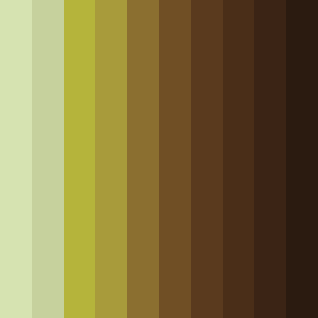 Download earthy grove color palette PNG image (square)