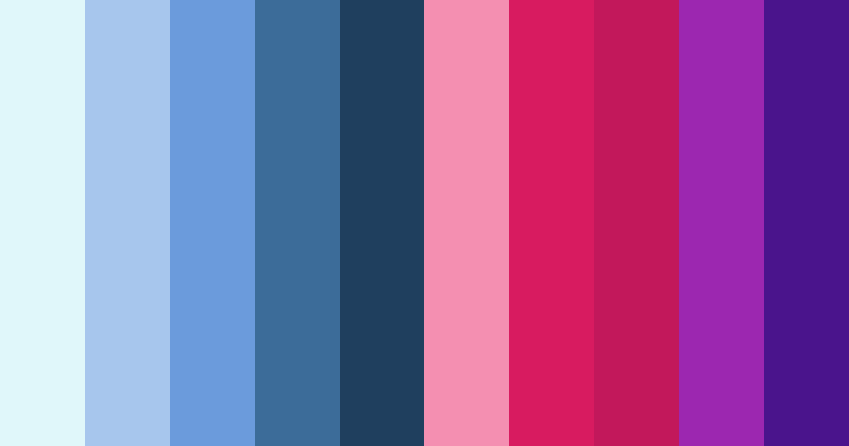 Download midnight raspberry dream color palette PNG image (landscape)