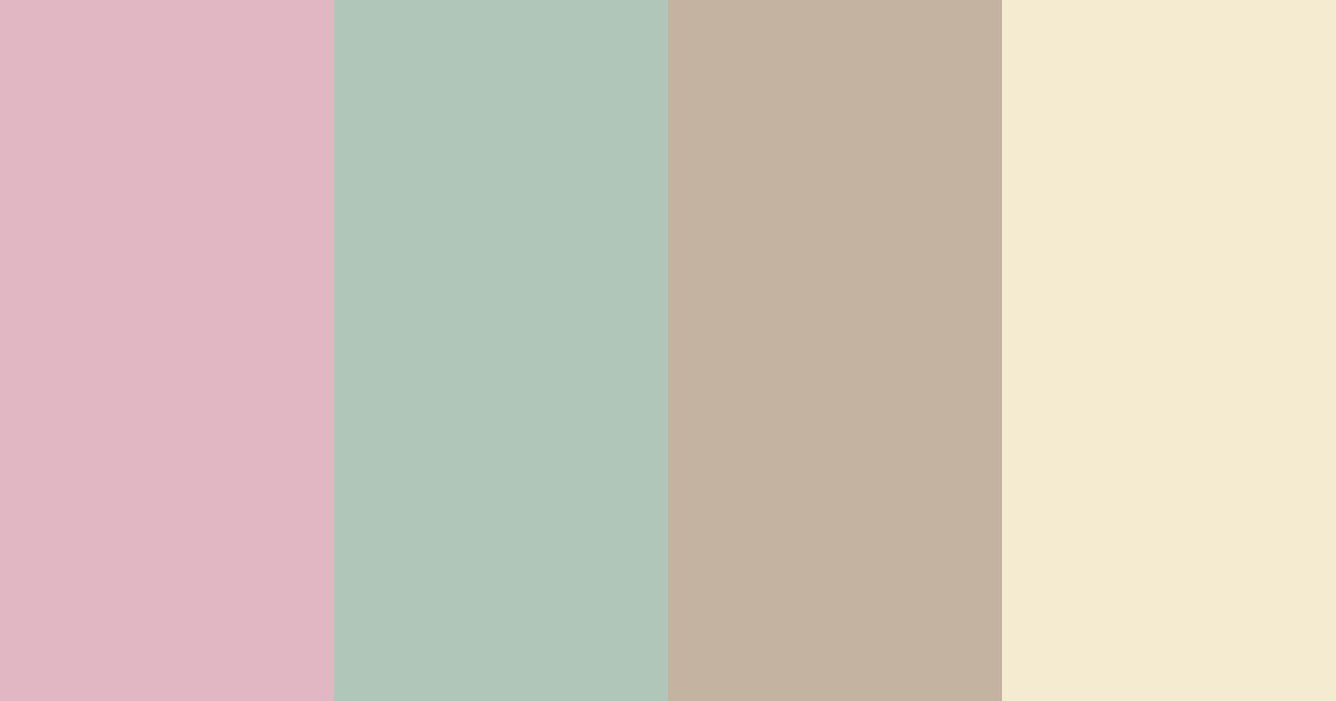Download whispering blooms color palette PNG image (landscape)
