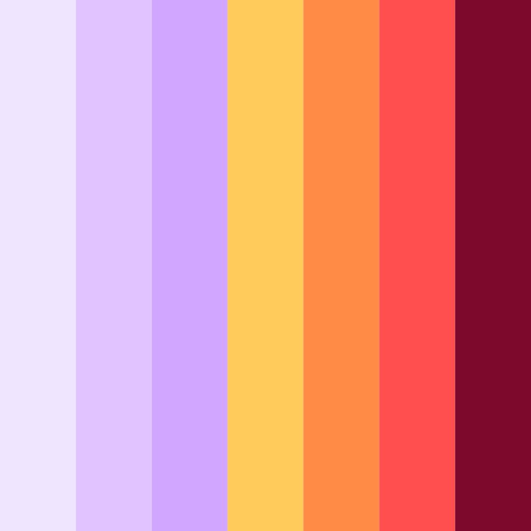 Download dreamscape carnival color palette PNG image (square)