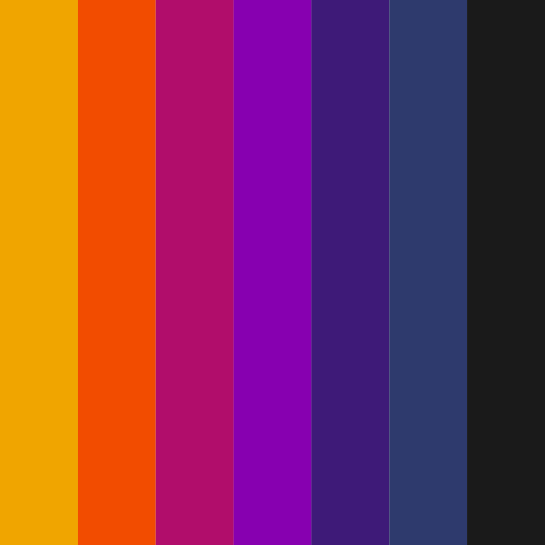 Download midnight carnival color palette PNG image (square)