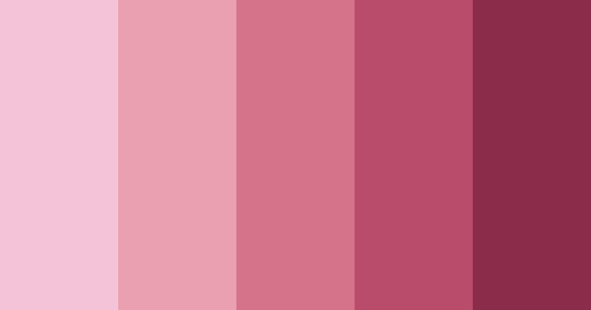 Download petals of passion color palette PNG image (landscape)