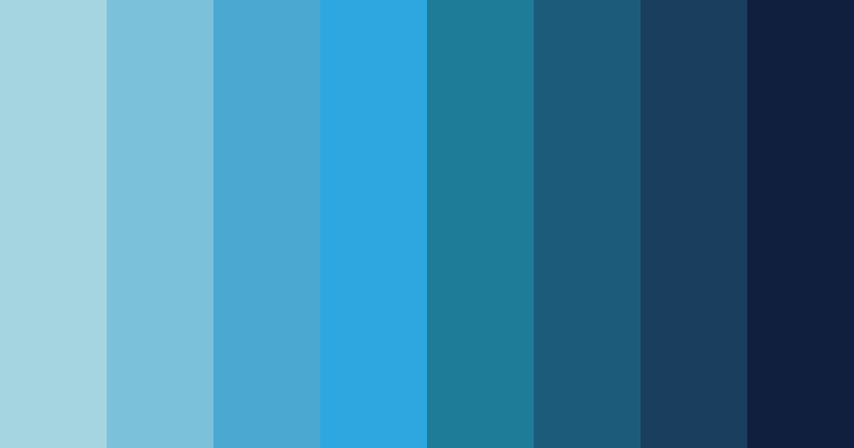 Download oceanic serenity color palette PNG image (landscape)