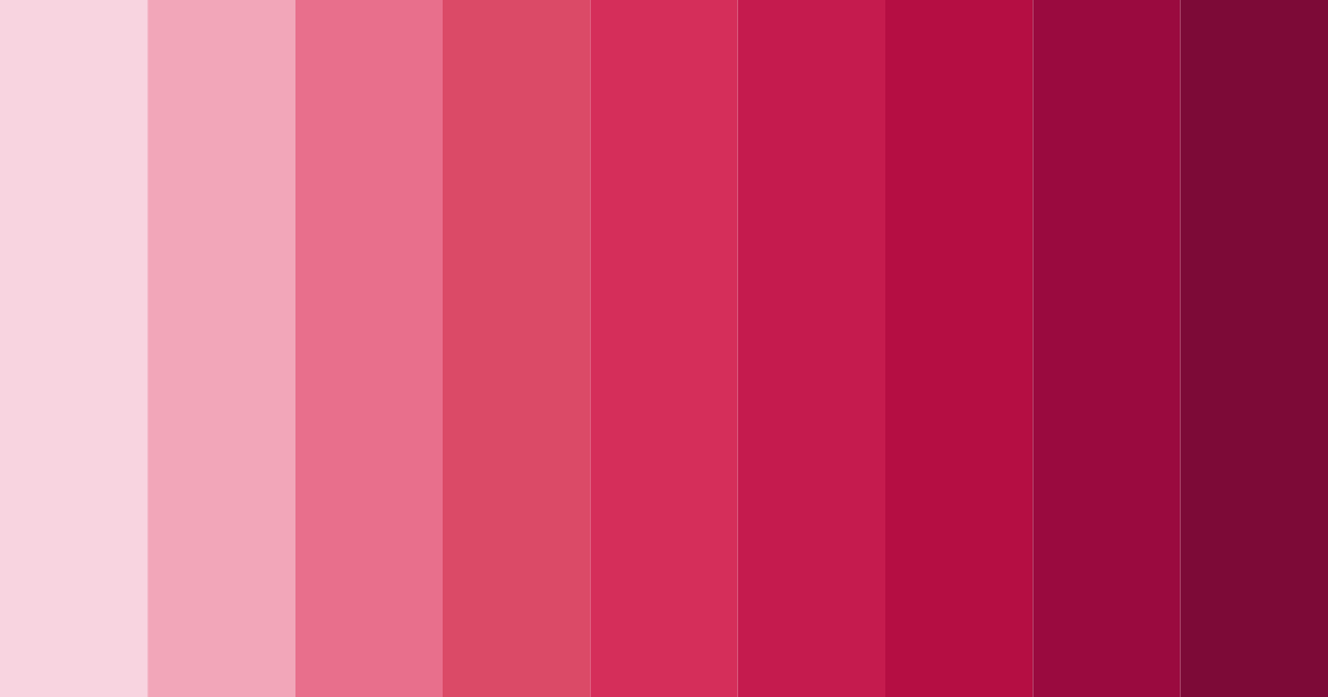 Download blushing rose garden color palette PNG image (landscape)