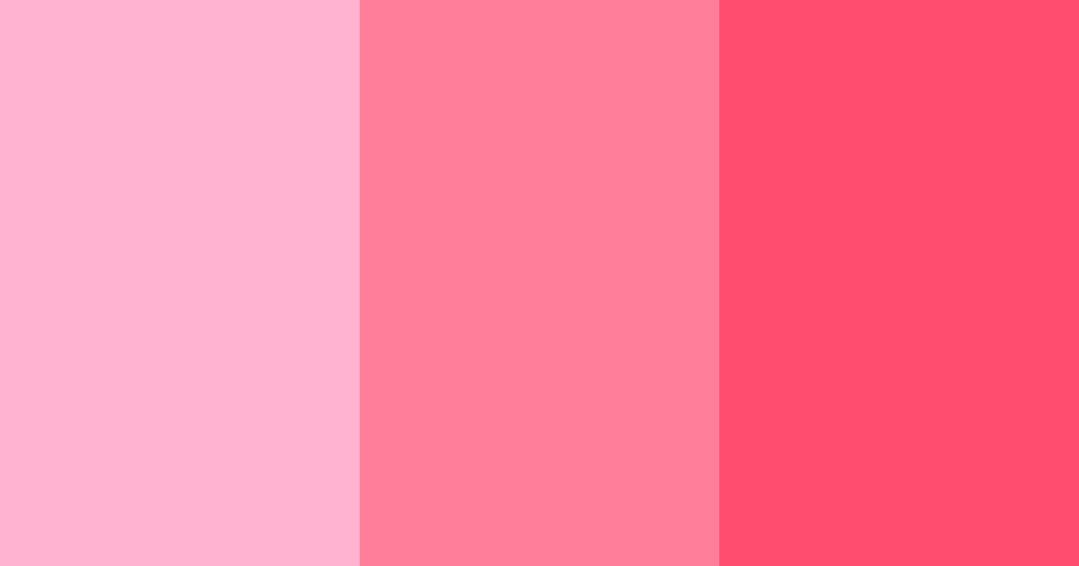Download blushing blossoms color palette PNG image (landscape)