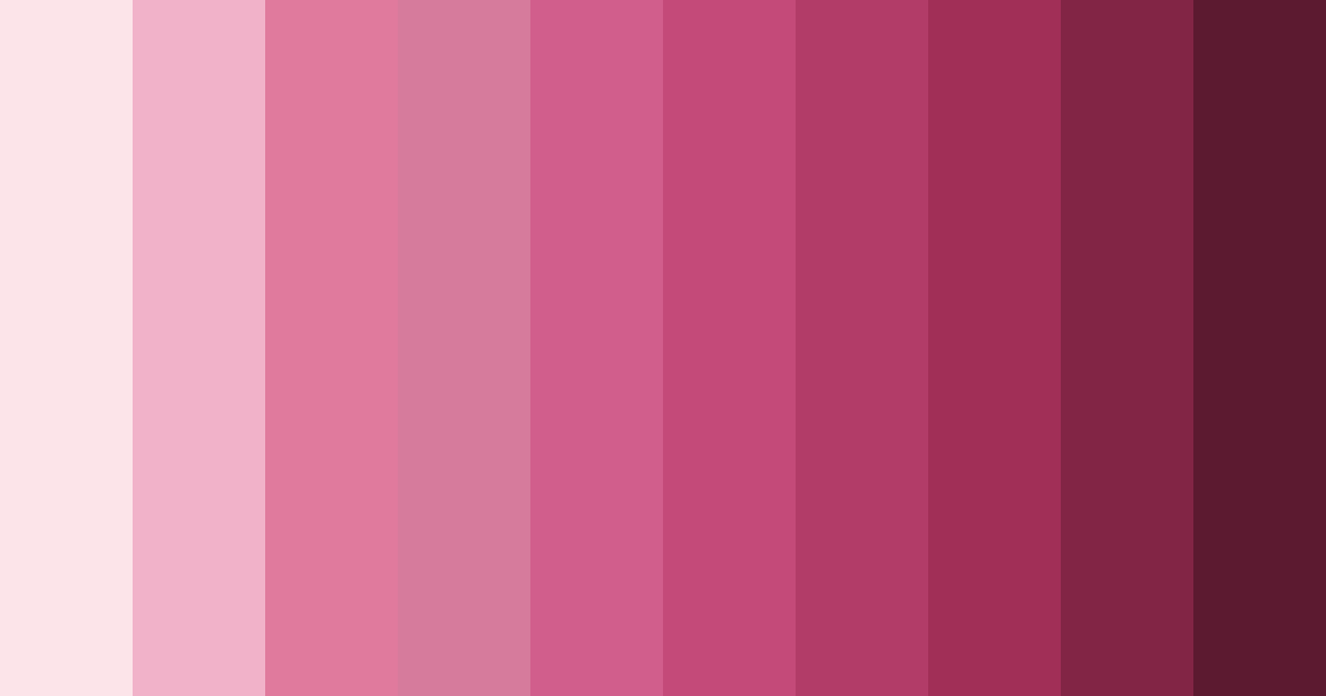 Download soft pink shades color palette PNG image (landscape)