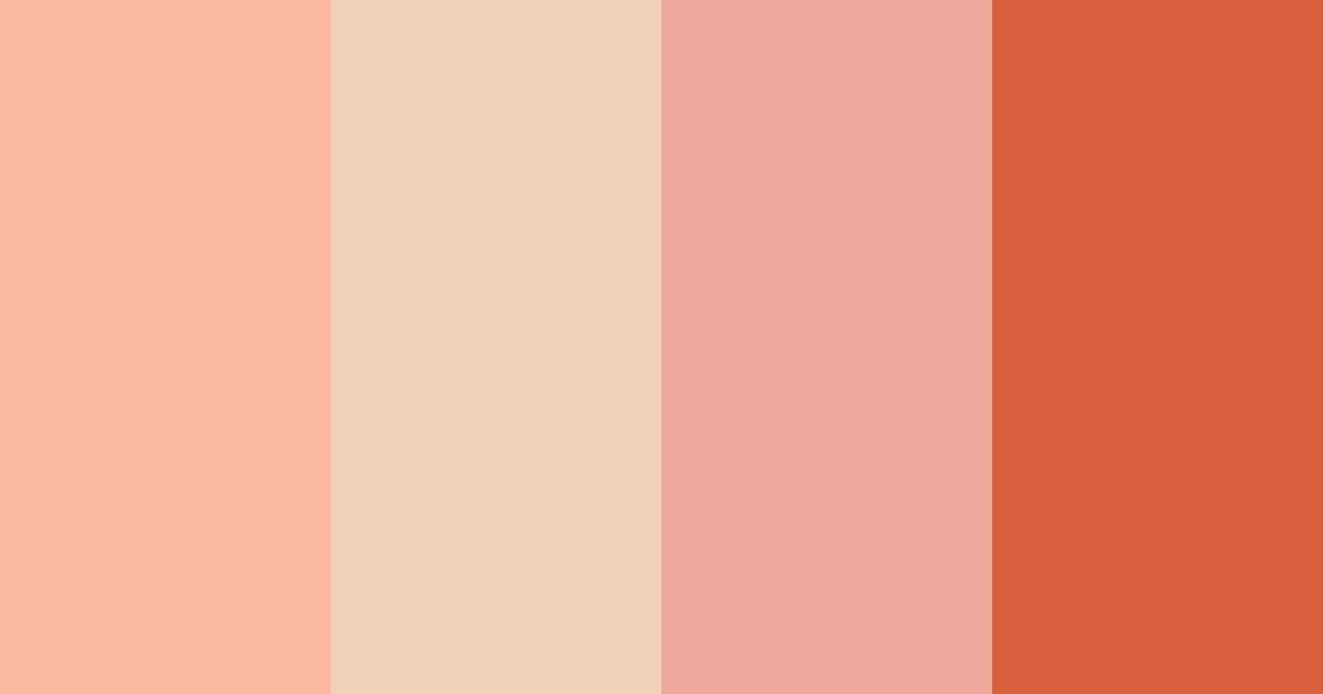 Download vintage blossom color palette PNG image (landscape)