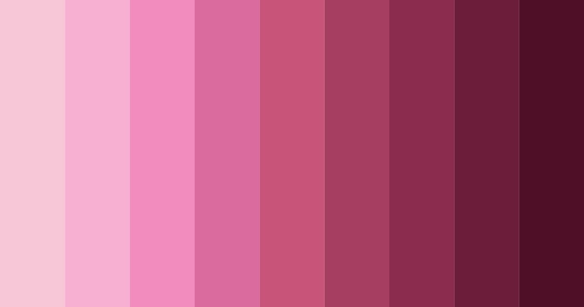 Download pink night color palette PNG image (landscape)