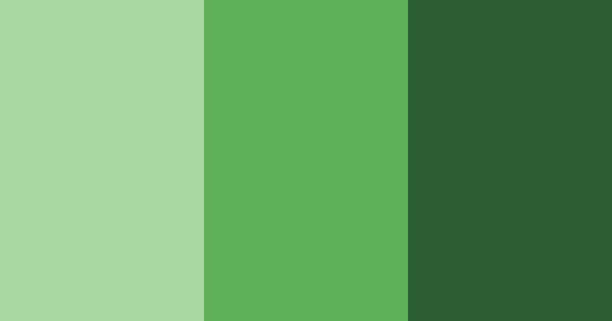 Download dark green shades color palette PNG image (landscape)