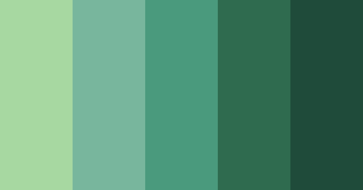 Download emerald canopy color palette PNG image (landscape)