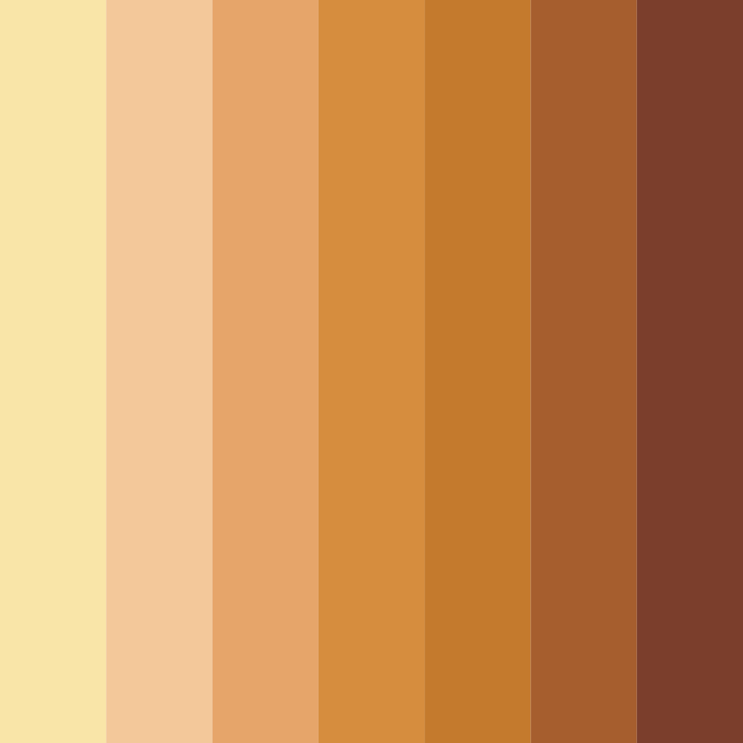 Download timeless golds color palette PNG image (square)