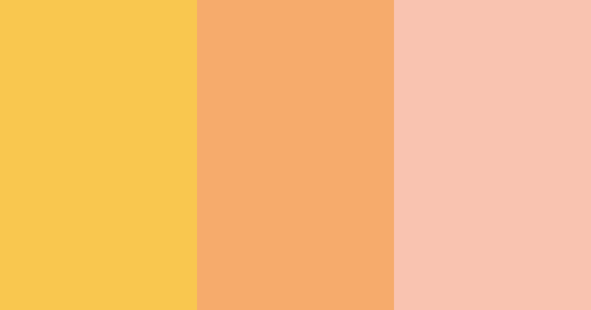 Download peachy shades color palette PNG image (landscape)