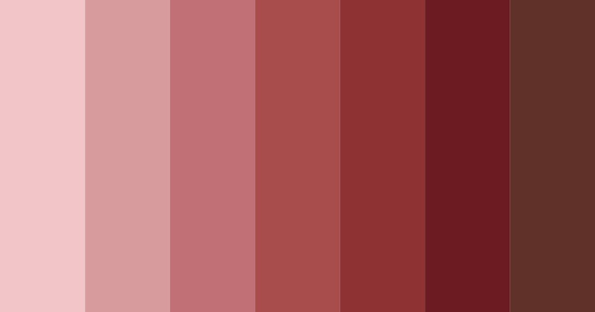 Download dark red color palette PNG image (landscape)