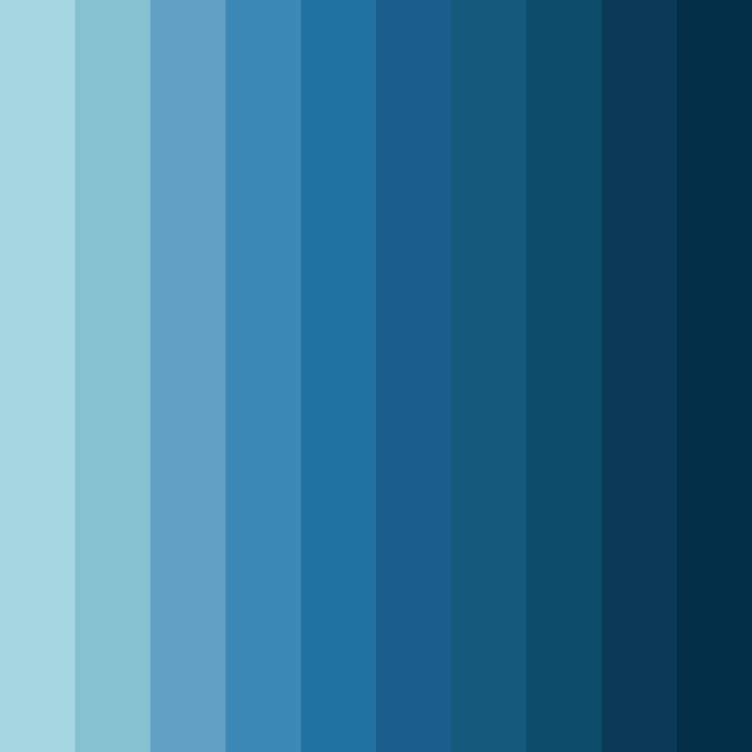 Download blue sky color palette PNG image (square)