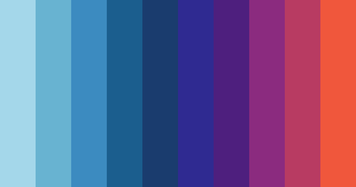 Download blue sky color palette PNG image (landscape)
