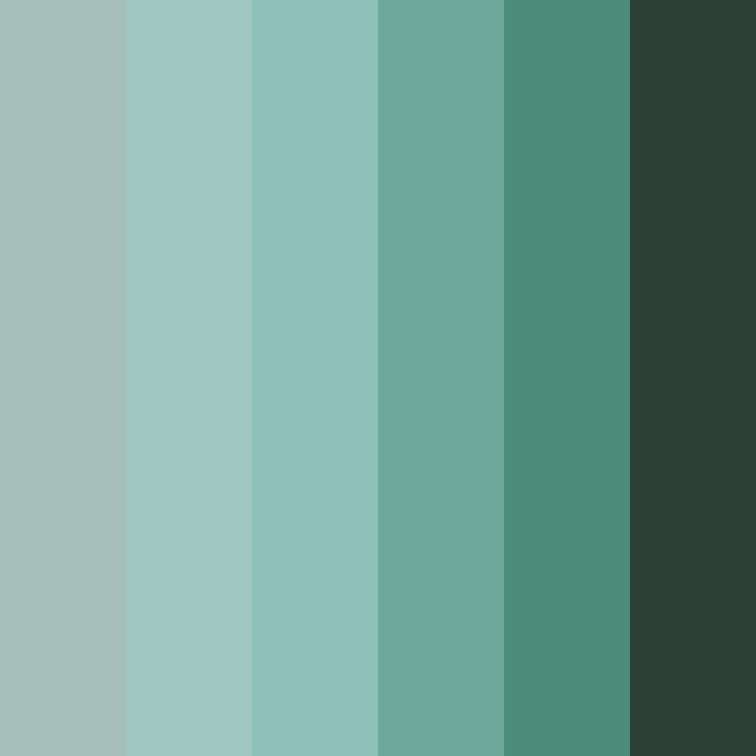 Download dark teal color palette PNG image (square)
