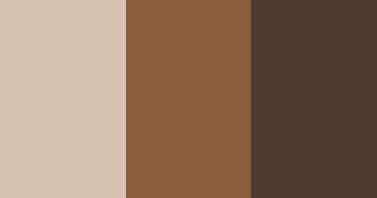 Download earthy elegance color palette PNG image (landscape)