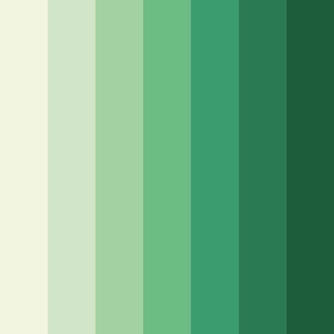 Download green vitality color palette PNG image (square)