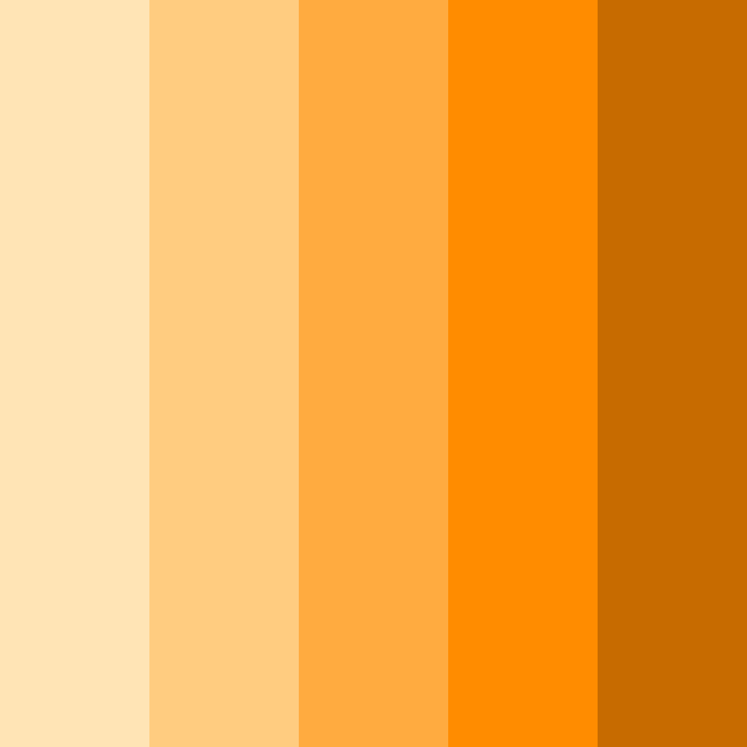 Download pastel orange color palette PNG image (square)
