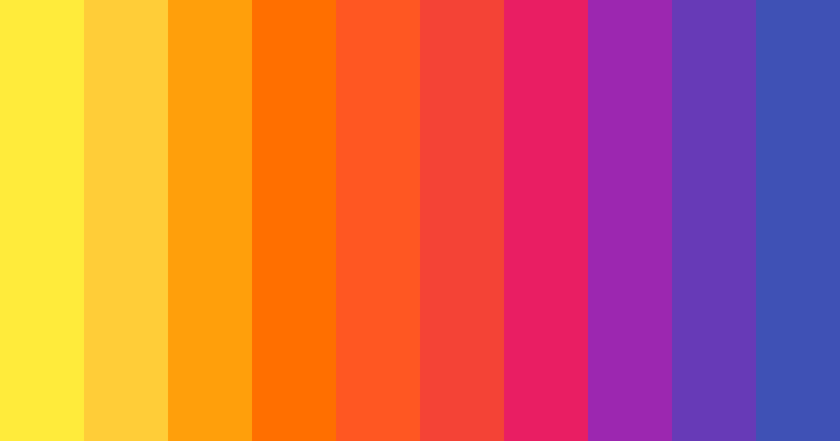 Download sunset symphony color palette PNG image (landscape)