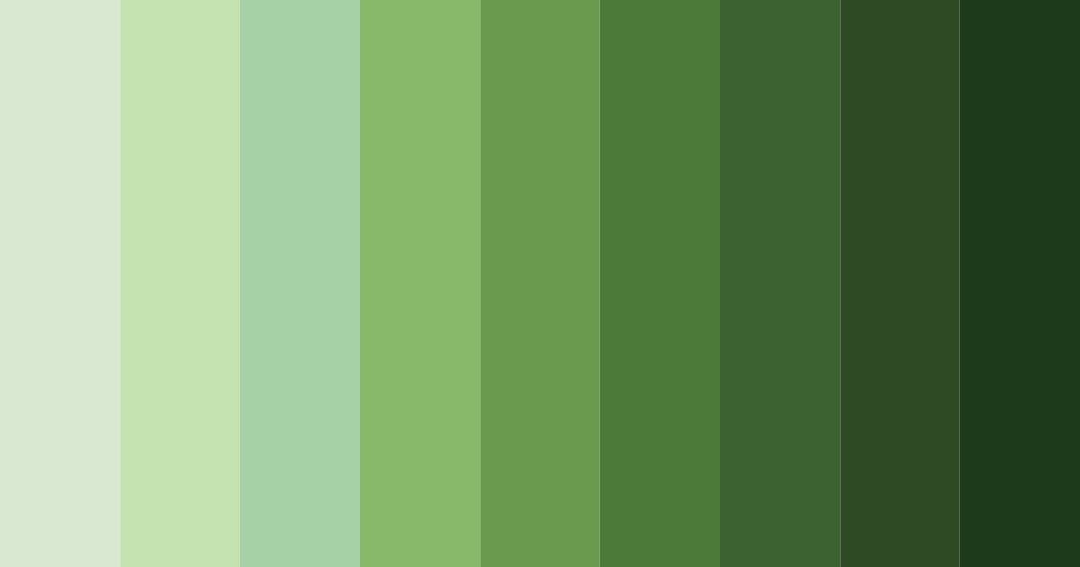 Download green winter color palette PNG image (landscape)