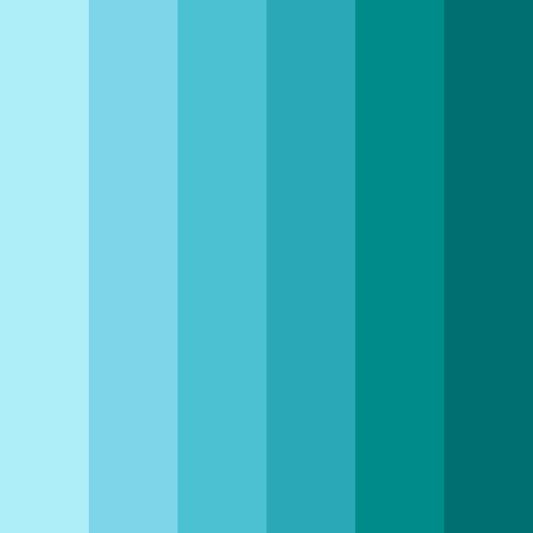 Download ocean breeze color palette PNG image (square)