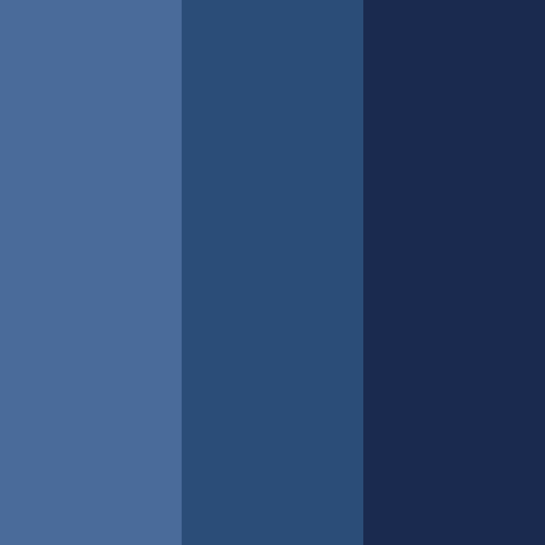 Download dark blue shades color palette PNG image (square)