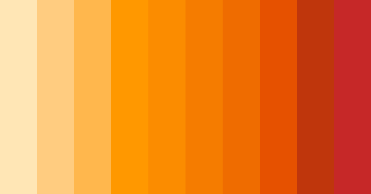 Download sunset ember color palette PNG image (landscape)