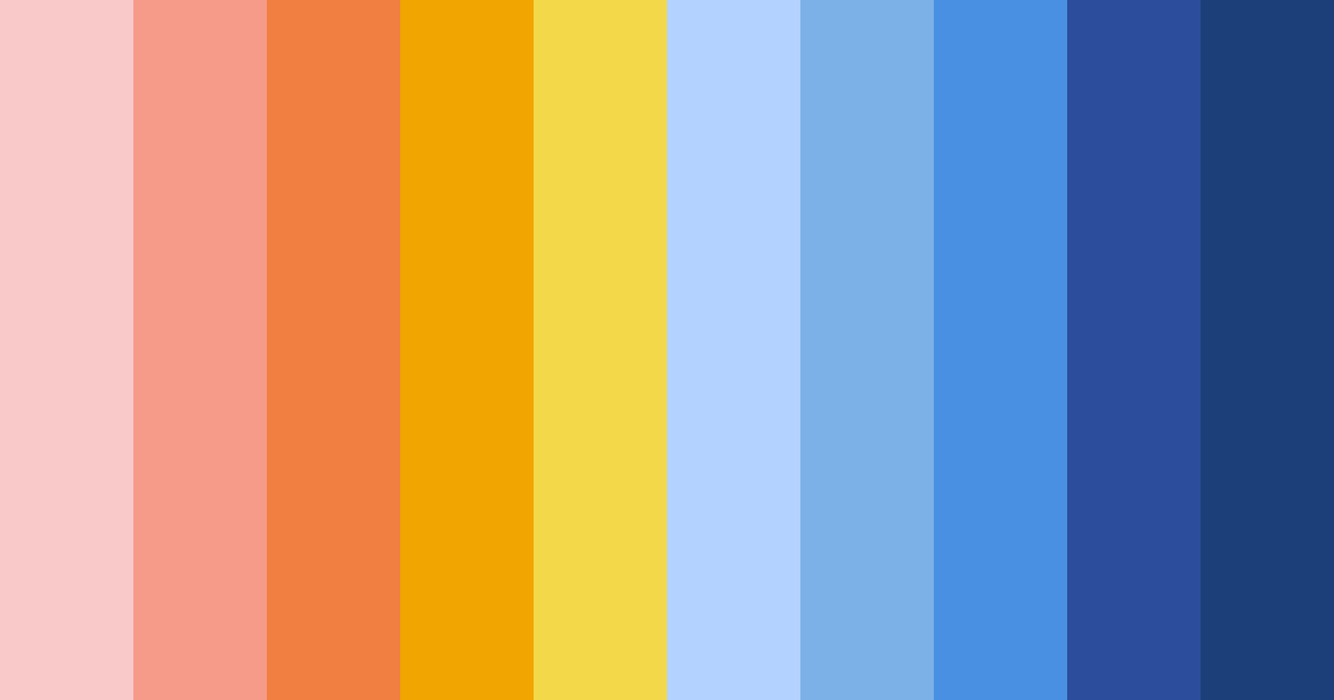 Download vibrant red, blue, and yellow color palette PNG image (landscape)