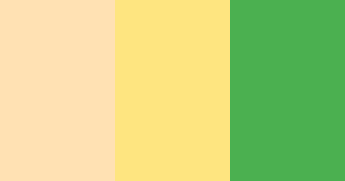 Download sunny garden color palette PNG image (landscape)
