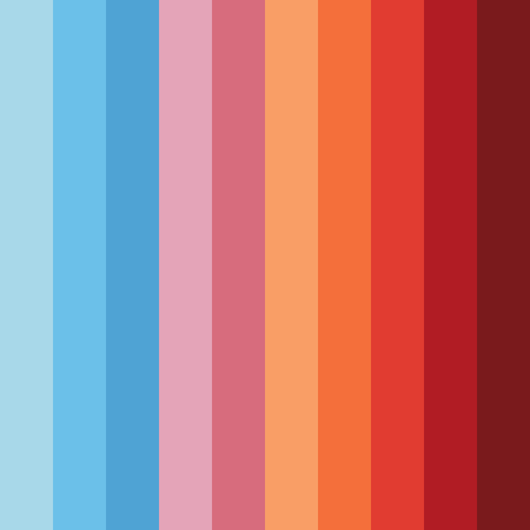 Download tropical breeze color palette PNG image (square)