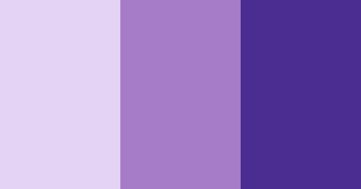 Download shades of purple color palette PNG image (landscape)
