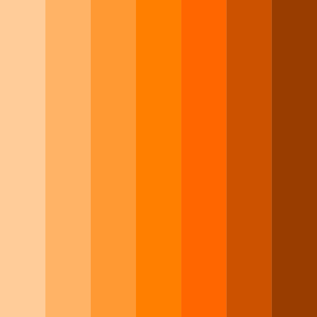 Download bright orange color palette PNG image (square)