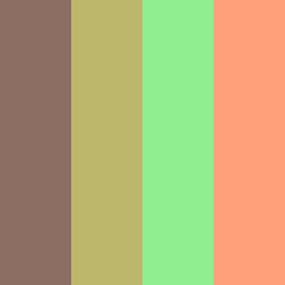 Download earth tone harmony color palette PNG image (square)