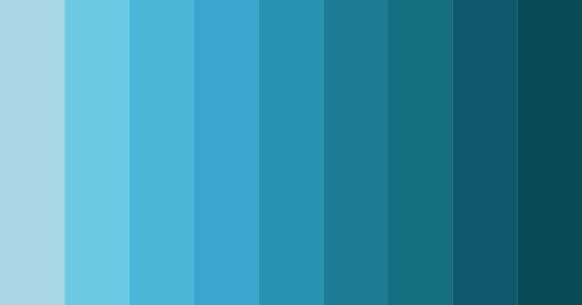 Download blue breeze color palette PNG image (landscape)