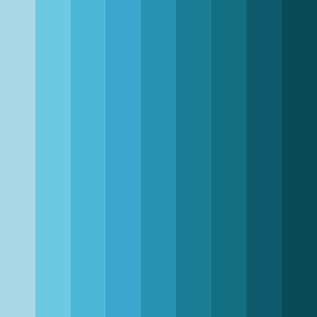Download blue breeze color palette PNG image (square)