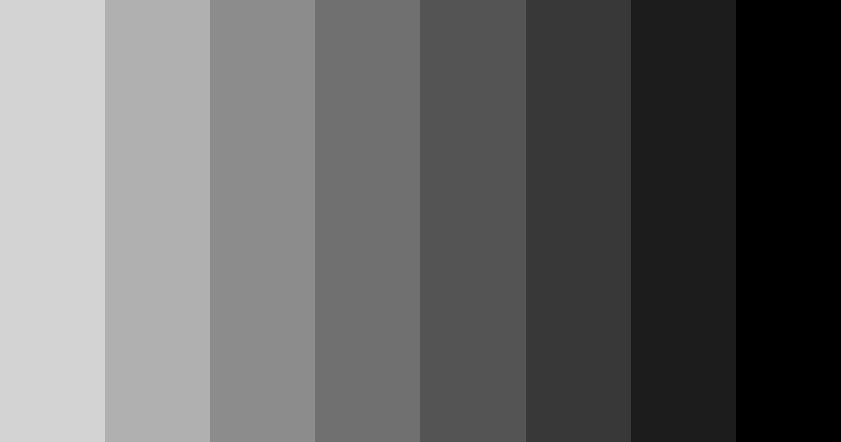 Download shades of light gray color palette PNG image (landscape)